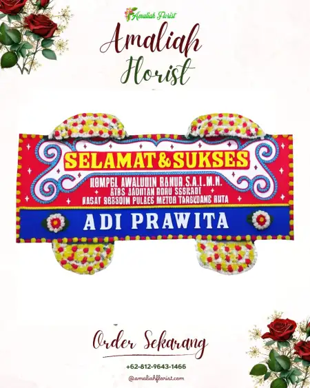 Papan Bunga Ucapan Selamat Sahbandar